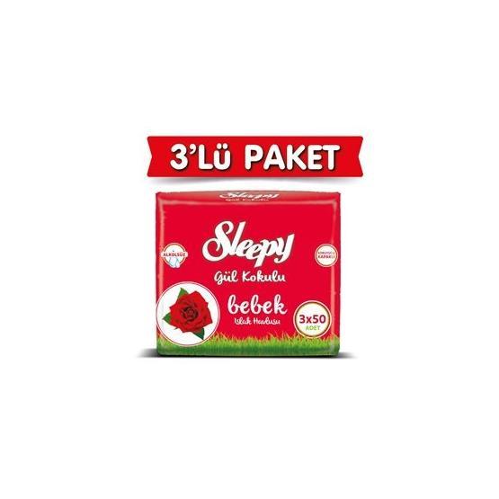 Sleepy Gül Kokulu 50x9'lu 450 Yaprak Islak Havlu