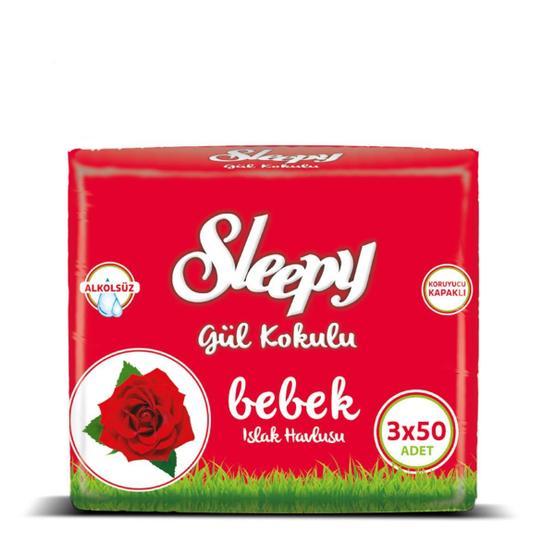 Sleepy Gül Kokulu 50x9'lu 450 Yaprak Islak Havlu