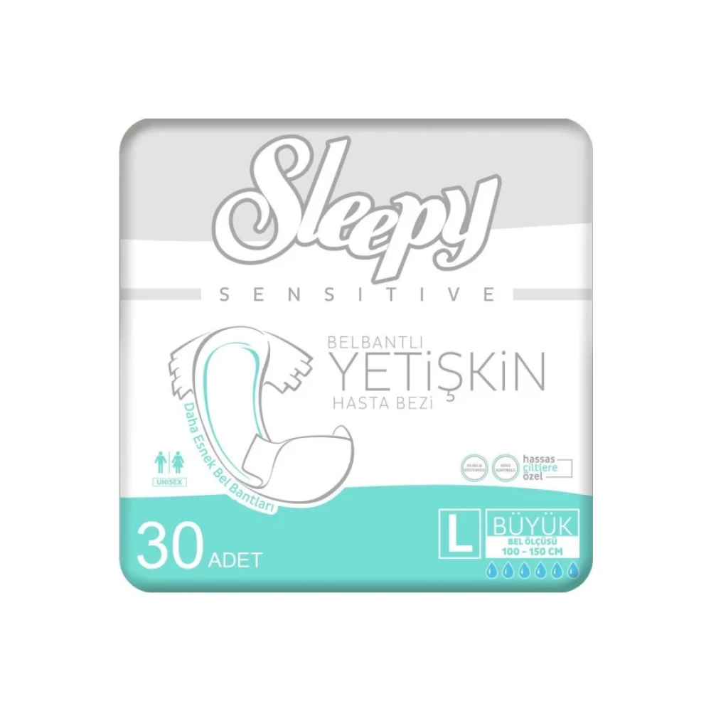 Sleepy Large Yetiskin Hasta Bezi 30 Adet Hasta Bezleri ve Temizliği Fiyatı