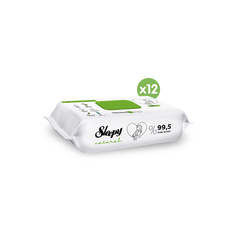 Sleepy Natural Islak Bebek Havlusu 12x60 (720 Yaprak) Bebek Mendil-Islak Mendil Fiyatı