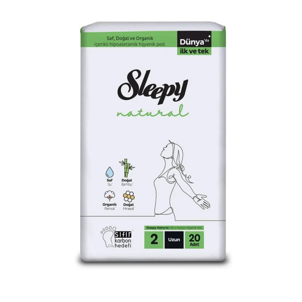 Sleepy Natural Ultra Hassas Hijyenik Ped Uzun 40'Li (2Adet) Hijyenik Pedler ve Tamponlar Fiyatı