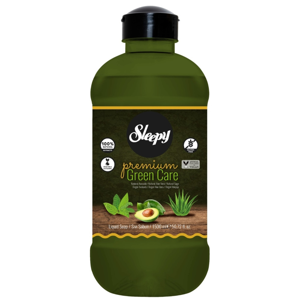 Sleepy Premium Green Care Sıvı Sabun 1500 ml Sabunlar Fiyatı