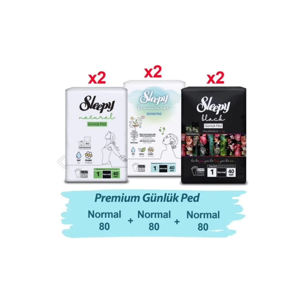 Sleepy Premium Plus Gunluk Set Karma Uzun 240 Adet V2 Hijyenik Pedler ve Tamponlar Fiyatı