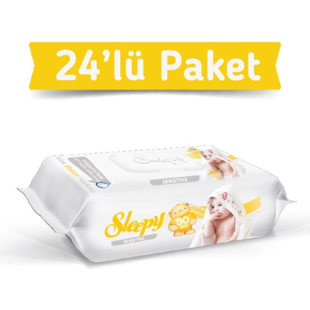 Sleepy Sensitive Islak Havlu Mendil 90'lı 24 Adet 2160 Yaprak Oto Boyaları Fiyatı
