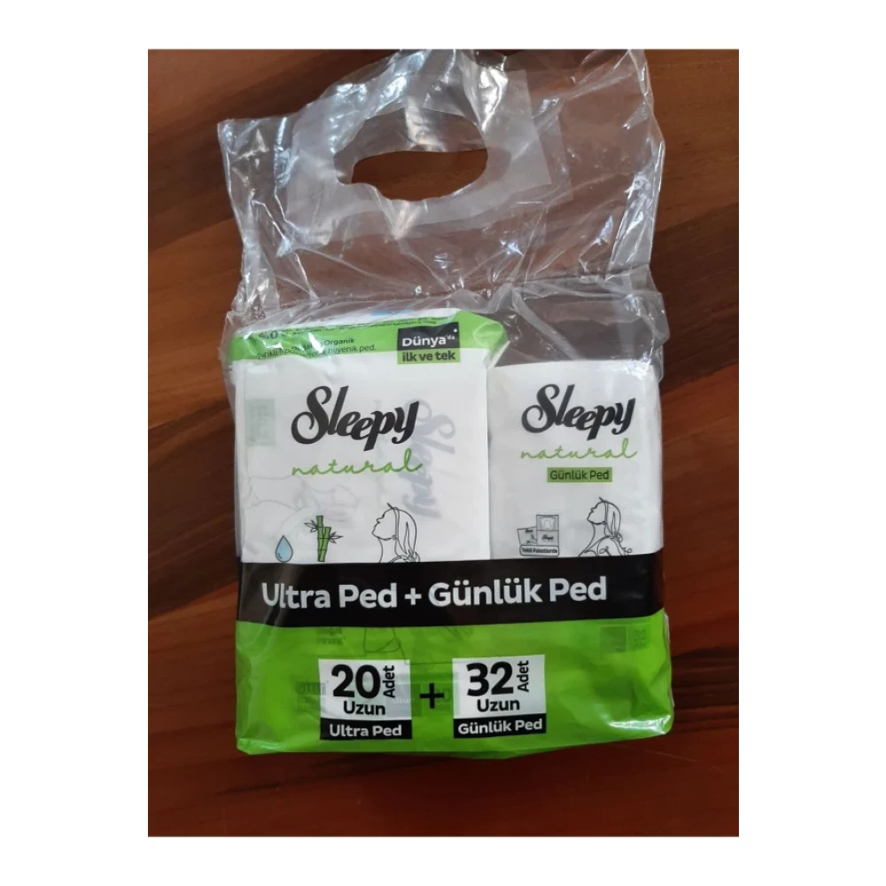 Sleepy Ultra Ped 20'Li + Gunluk Ped 32'Li Ekonomik Paket Hijyenik Pedler ve Tamponlar Fiyatı