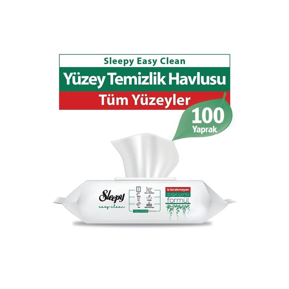 Sleepy Yüzey Temizlik Havlusu 100 Lü Islak Mendil Fiyatı