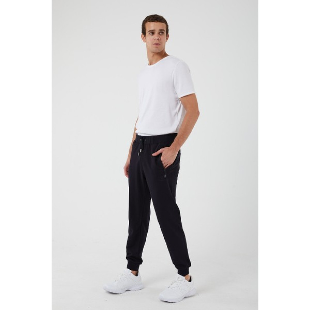 Slim Fit Beli Bağlamalı Fermuarlı Jogger Pantolon Erkek Pantolon Fiyatı