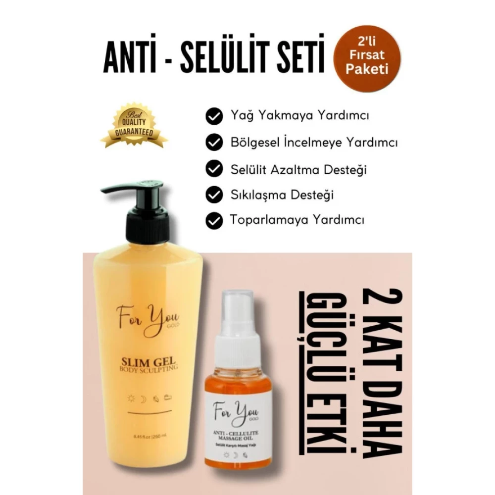 Slim Jel Inceltici, Sikilastirici, Yag Yakici Ve Anti Selulit Yag (Avantajli Set) Çatlak Önleyici ve Gidericiler Fiyatı