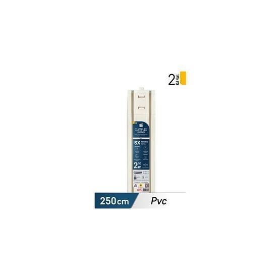 Slimflex 2 Kanallı 250 cm Konfor Innova SX Yenilikçi PVC Korniş Perde Aksesuarı Fiyatı
