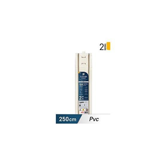 Slimflex 2 Kanallı 250 cm Konfor Innova SX Yenilikçi PVC Korniş