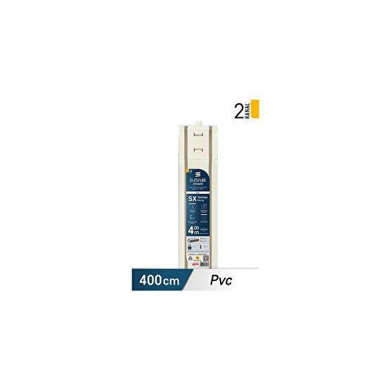 Slimflex 2 Kanallı 400 cm Konfor Innova SX Yenilikçi PVC Korniş