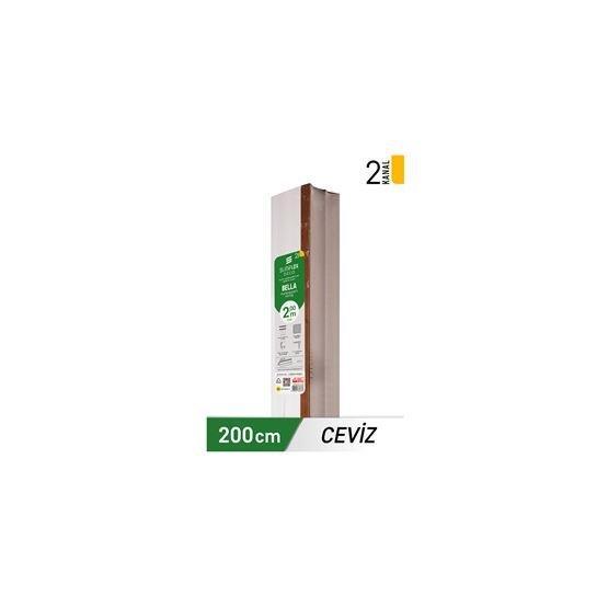 Slimflex 2 Kanallı Ceviz 200 cm Safir Deco Bella Kartonpiyerli Korniş Perde Aksesuarı Fiyatı