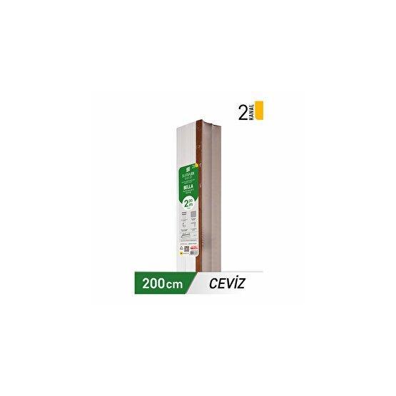 Slimflex 2 Kanallı Ceviz 200 cm Safir Deco Bella Kartonpiyerli Korniş