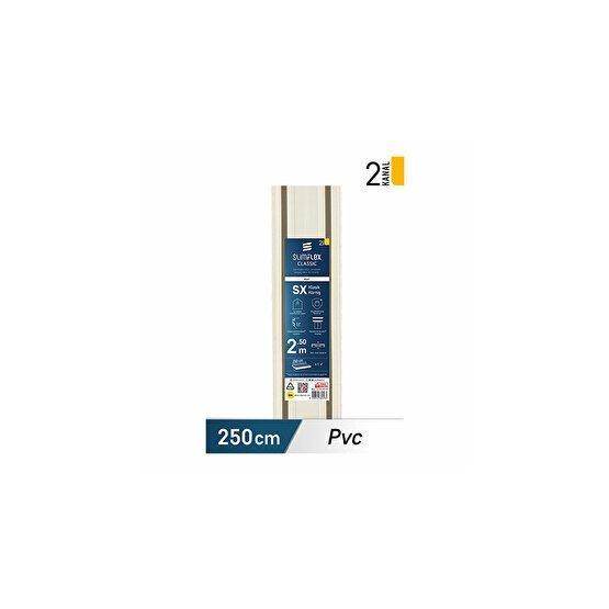Slimflex 250 cm 2 Kanallı Konfor Classic SX PVC Korniş