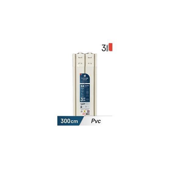 Slimflex 3 Kanallı 300 cm Konfor Innova SX Yenilikçi PVC Korniş Perde Aksesuarı Fiyatı