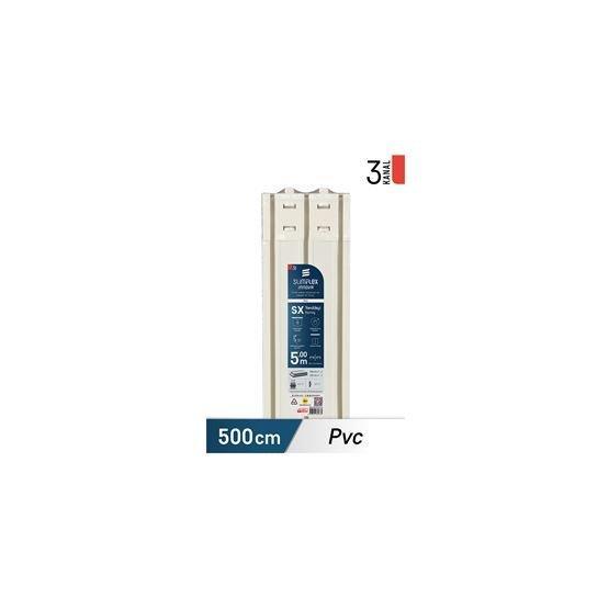 Slimflex 3 Kanallı 500 cm Konfor Innova SX Yenilikçi PVC Korniş Perde Aksesuarı Fiyatı