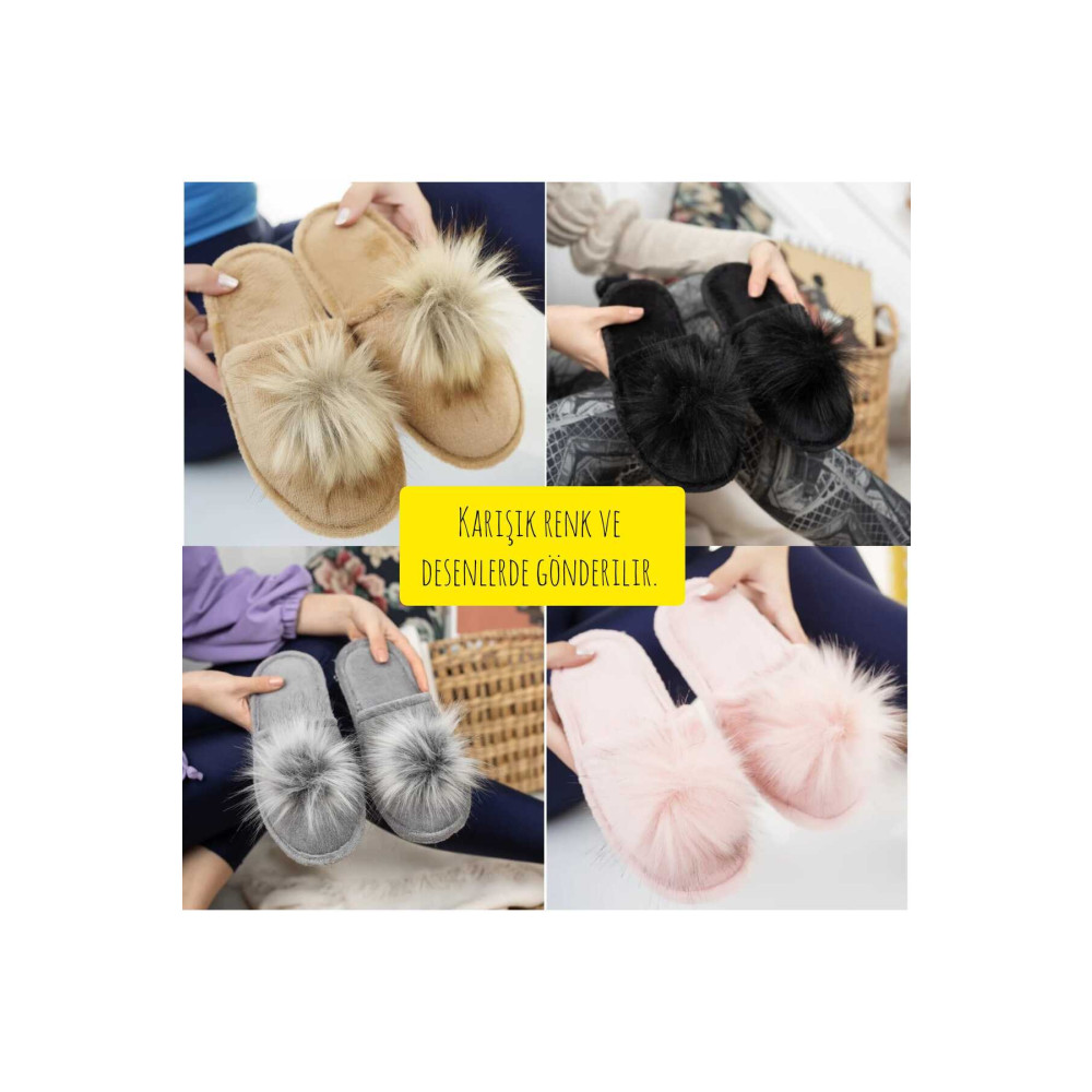 Slipcat 3’lü Kadın Ev Terliği Misafir Terliği Bohça Terliği 40 Beden Unisex Sandalet Fiyatı