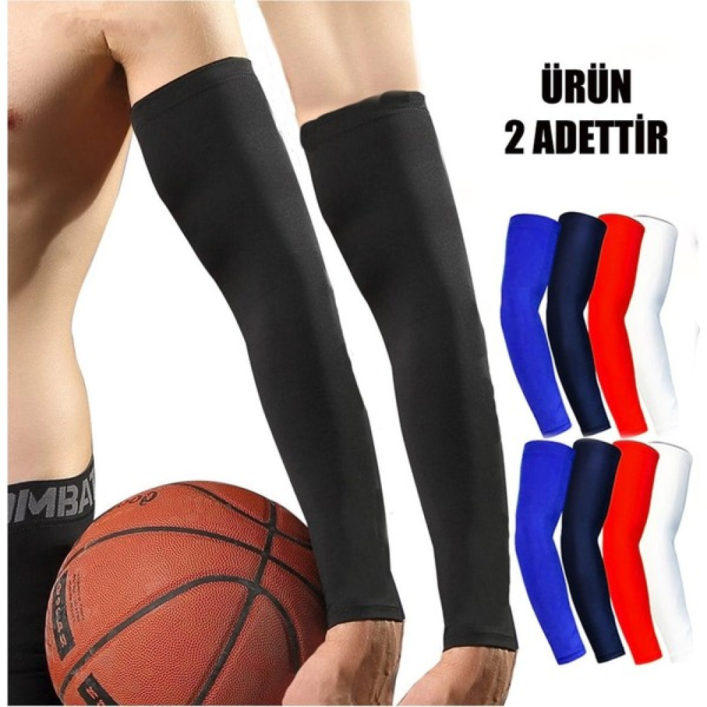 Slipt 2 Adet Basketbol Kolluğu Voleybol Kolluğu Likralı Sporcu Kolluğu Tam Kol Çift Basketbol Kolluğu Basketbol Ürünleri Fiyatı