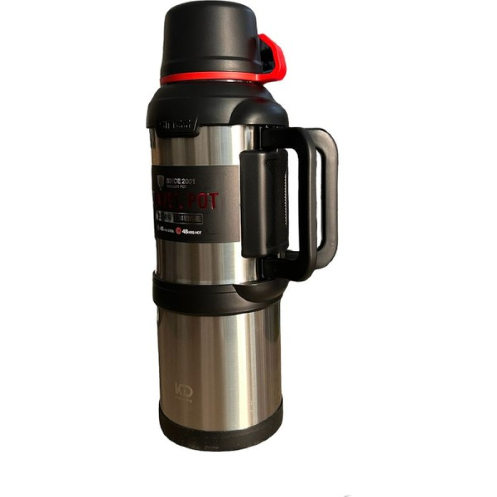 Slipt Çelik 4 Litre 48 Saat Yalıtımlı Vakumlu Termos Kamp Aile Boy Dağcı Termos Kamp Mutfağı Fiyatı