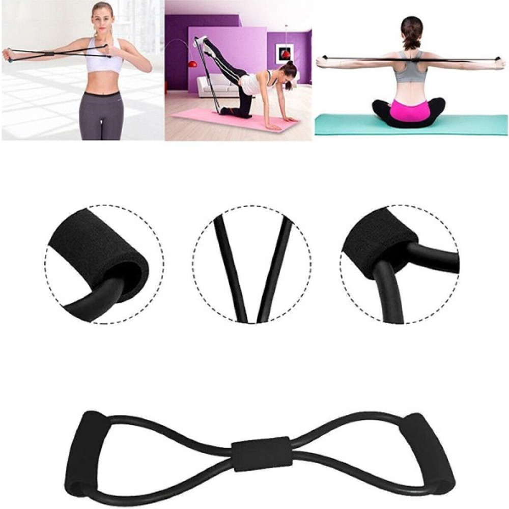 Slipt Egzersiz Spor Pilates Yumuşak Sünger Saplı Vücut Geliştirme ve Şekillendirme Direnç Lastiği Kondisyon Aletleri Fiyatı