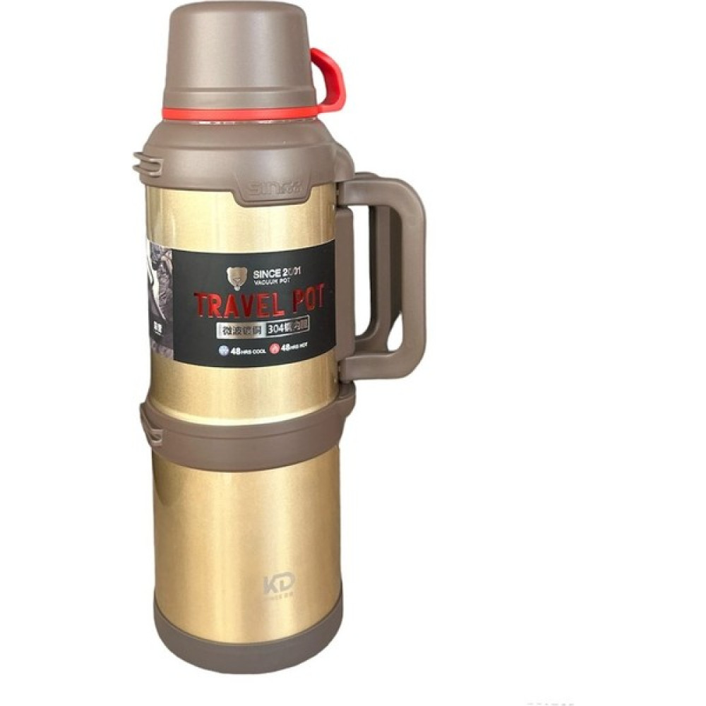 Slipt Paslanmaz Çelik 4 Litre 48 Saat Yalıtımlı Vakumlu Termos Kamp Dağcı Aile Boy Termos Kamp Mutfağı Fiyatı