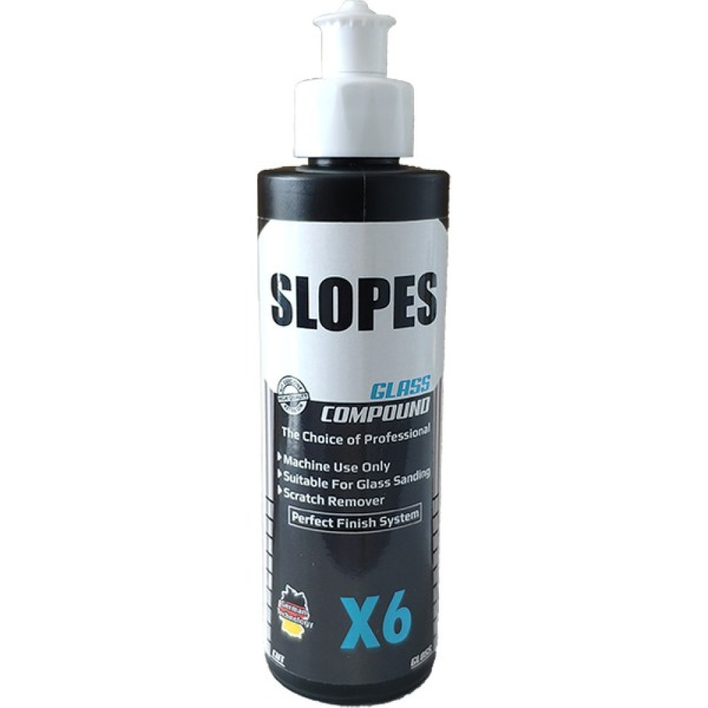 Slopes X6 Glass Compound Çizik Giderici Cam Pastası 250ML. Oto Çizik Giderici Fiyatı