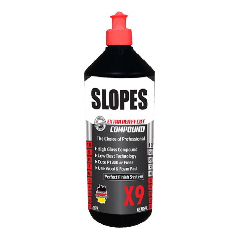 Slopes X9 Agresif Çizik Çıkarıcı Pasta 1 lt Oto Çizik Giderici Fiyatı