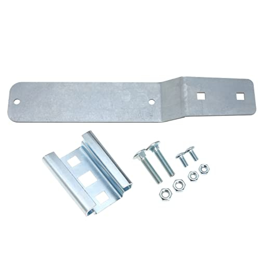 Slow Moving Vehicle Triangle Sign Mounting Kit for Golf Cart Includes 1 Tractor Bracket 1 Street Sign Bracket 4 Bolts and 4 Nuts