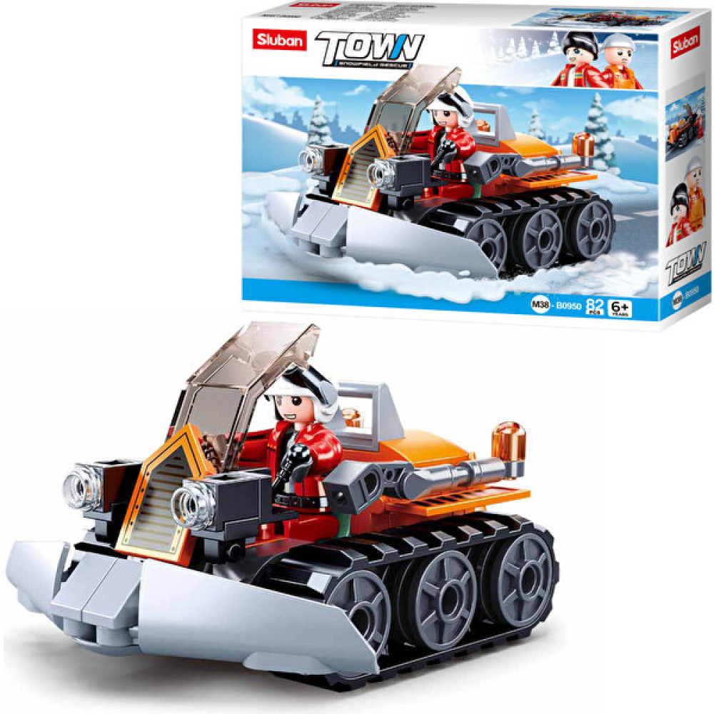 Sluban 082 Parça Sluban Town Kar Temizleme Aracı Legolar ( Yapım Oyuncakları ) Fiyatı