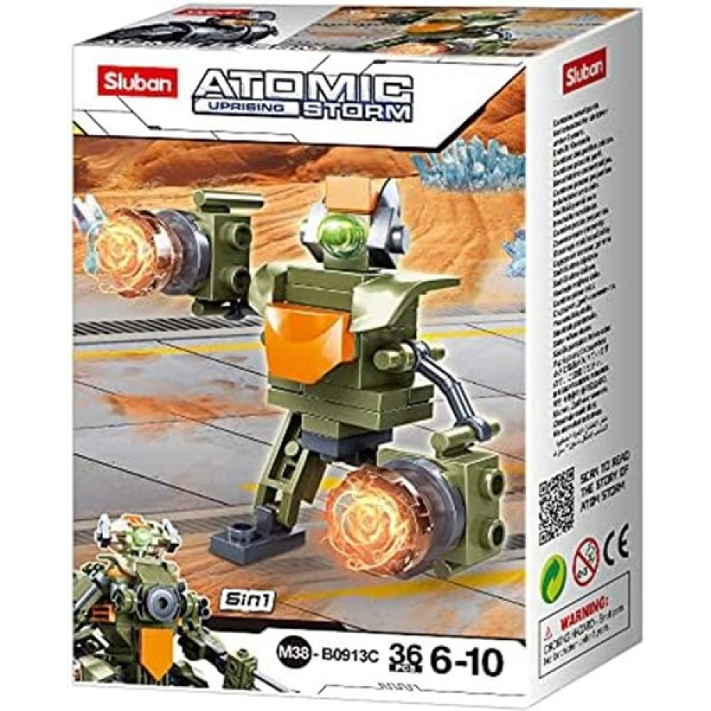 Sluban Atomic Storm Space Uzay Robotu 6in1 Legolar ( Yapım Oyuncakları ) Fiyatı