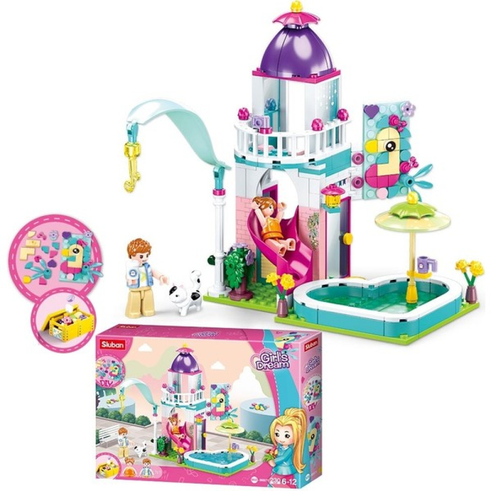 Sluban Blok 230 Parça Sluban Girls Dream Havuz Partisi Legolar ( Yapım Oyuncakları ) Fiyatı
