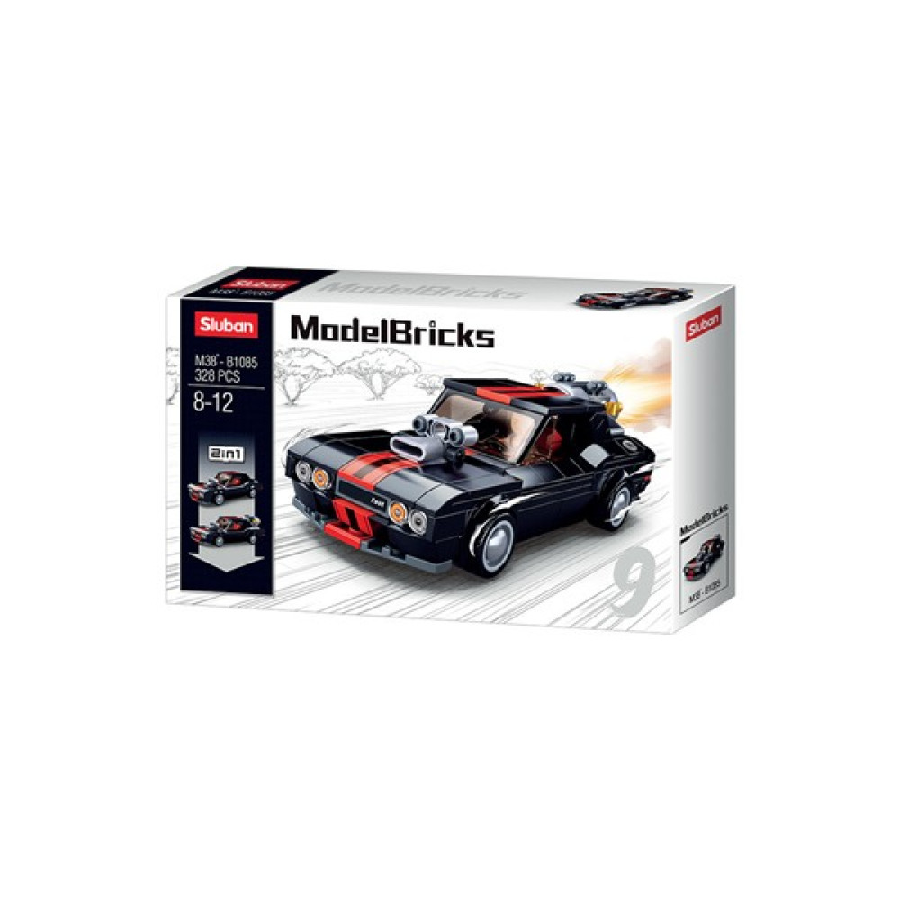 Sluban LEGO Model Bricks Kırmızı Retro Araba 150 Parça Legolar ( Yapım Oyuncakları ) Fiyatı