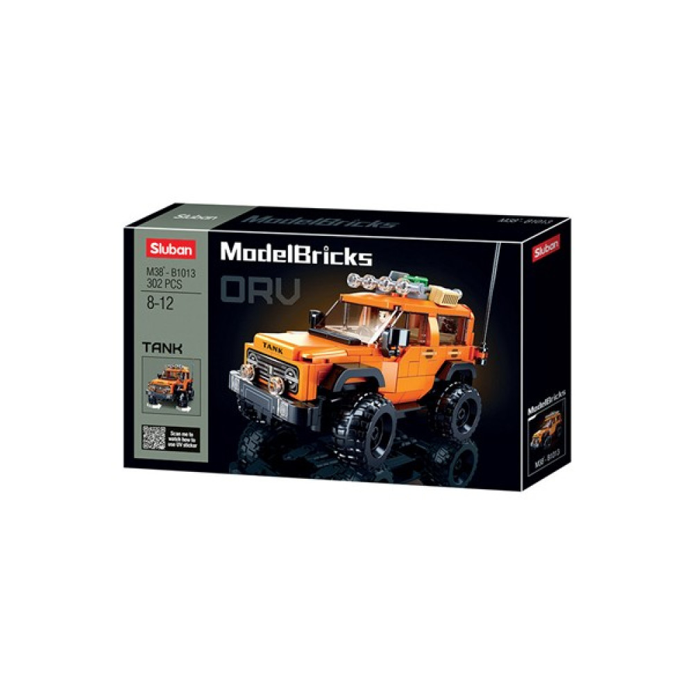 Sluban Model Bricks LEGO Off Road Aracı Turuncu 302 Parça Legolar ( Yapım Oyuncakları ) Fiyatı