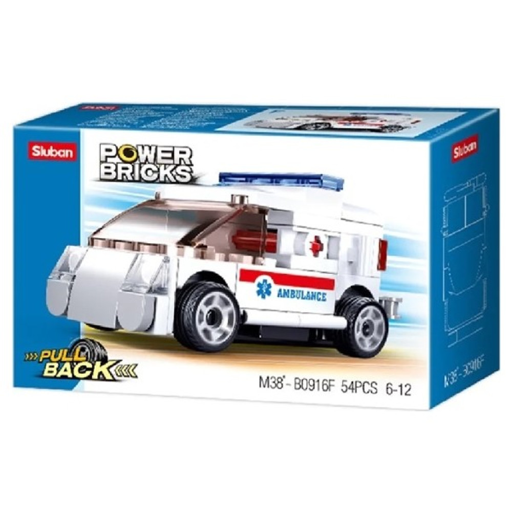 Sluban Power Bricks Ambulans 54 Parça Legolar ( Yapım Oyuncakları ) Fiyatı