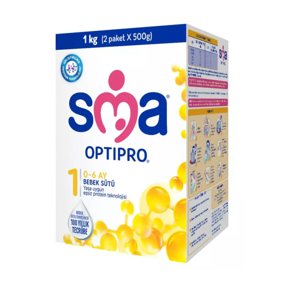 SMA Optıpro Probıyotık 1 Numara Bebek Sütü 1000 Gr Bebek Mamaları Fiyatı