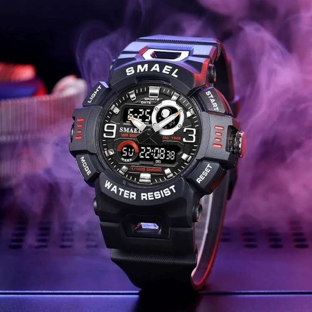 Smael Erkek Kol Saati Analog Dijital Spor Moda Trend 8063S Saat - Siyah Kol Saatleri Fiyatı