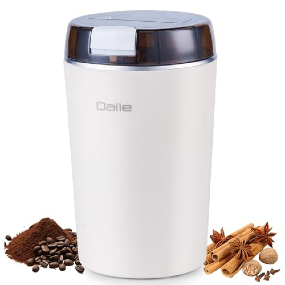 Small Coffee Grinder | 200W 28000RPM Stainless Steel Spice Grinder | Electric Herb Grinder Find Powder Grinder Seasoning Grinder for Coffee Beans Spices Pepper Herbs Nuts Seed Grain