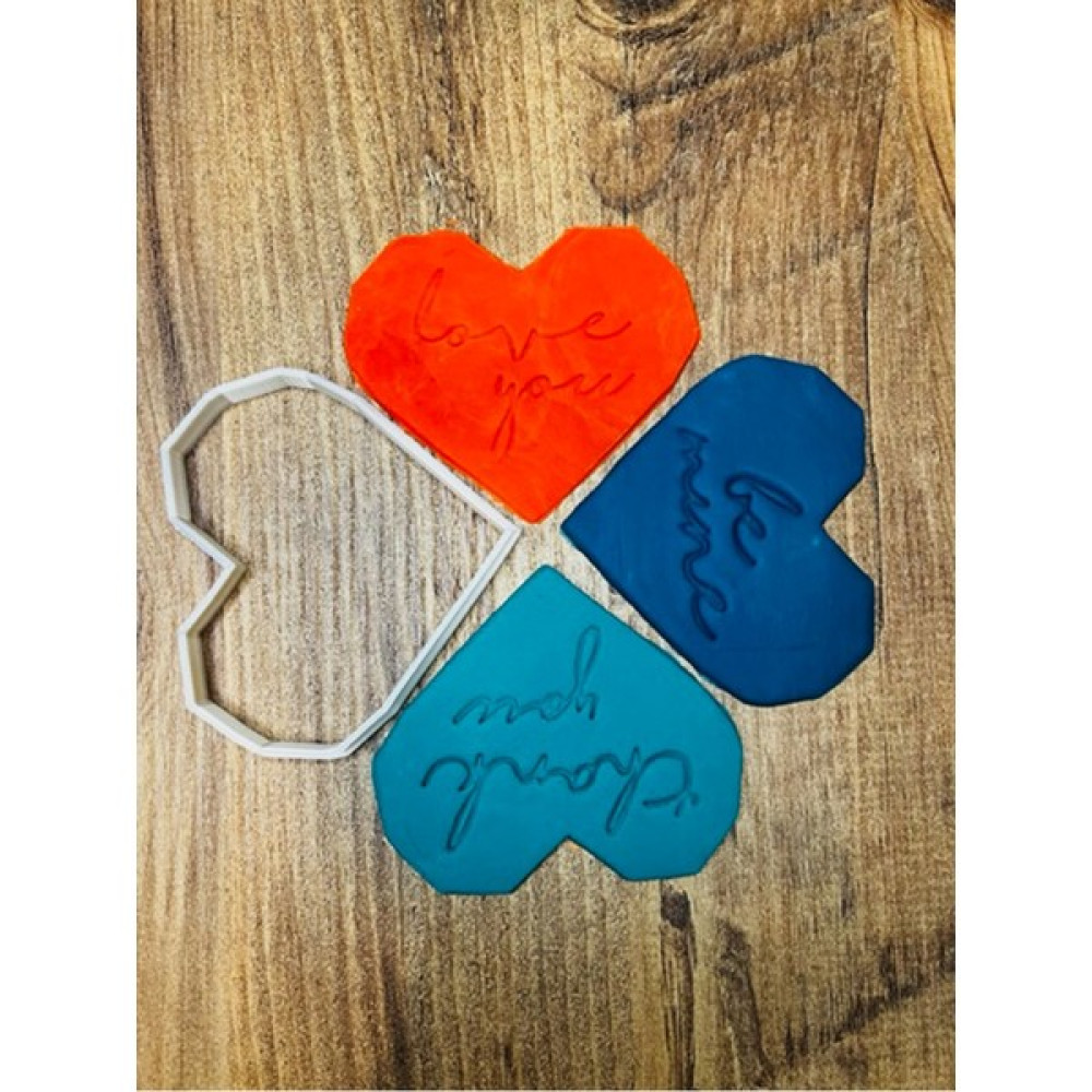 Small Shapes Love Kalpli Kurabiye Kalıbı - 1 Adet Kek Kalıpları Fiyatı