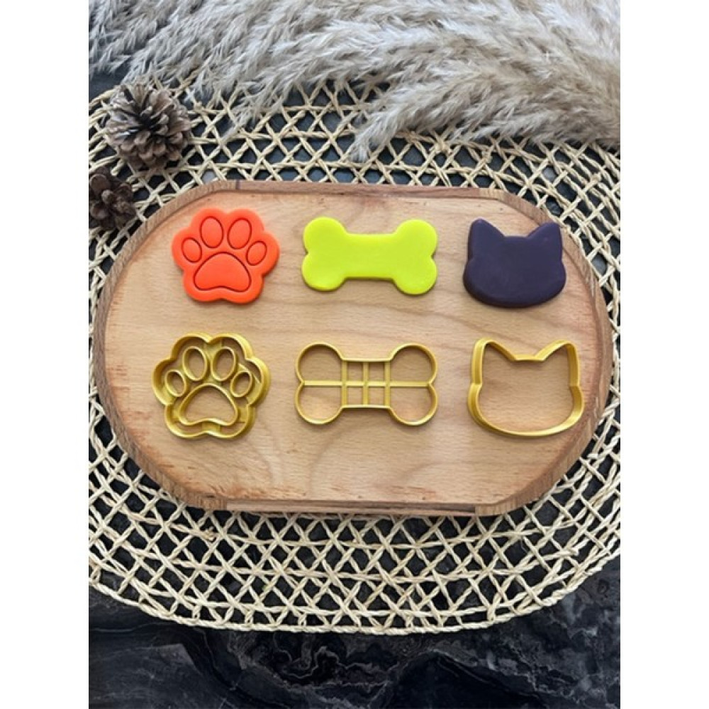 Small Shapes Pati ,Kedi, Kemi Kurabiye Kalıbı - 1 Adet Kek Kalıpları Fiyatı