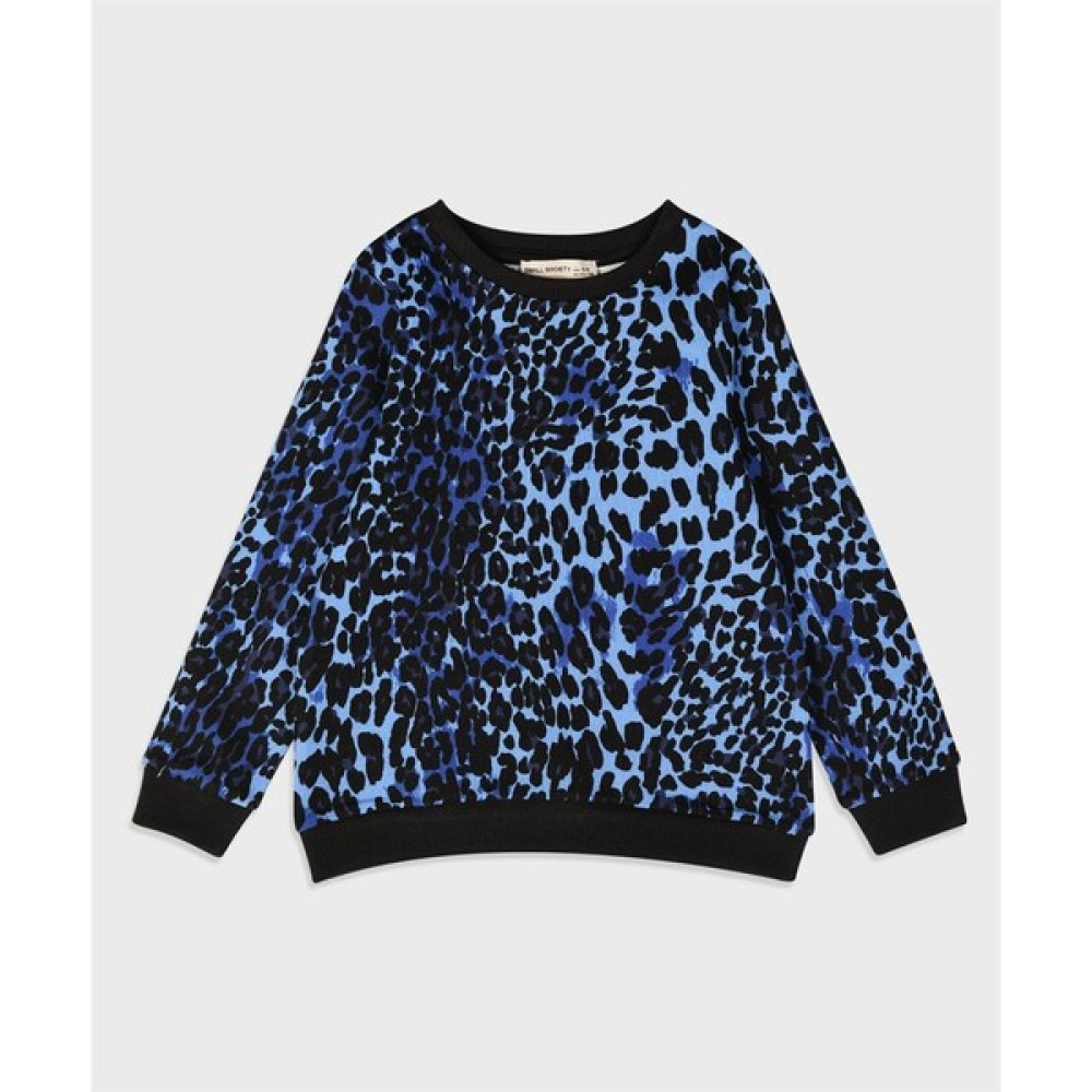 Small Society Kız Çocuk Leopar Baskılı Sweatshirt Kız Çocuk Sweatshirt Fiyatı