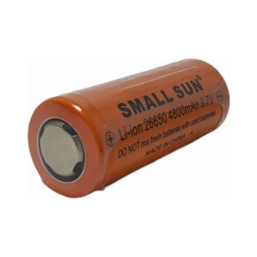 Small Sun 26650 3.7V 4800MAH Lithium Li-Ion Pil 26X65MM Elektrik ve Aydınlatma Fiyatı