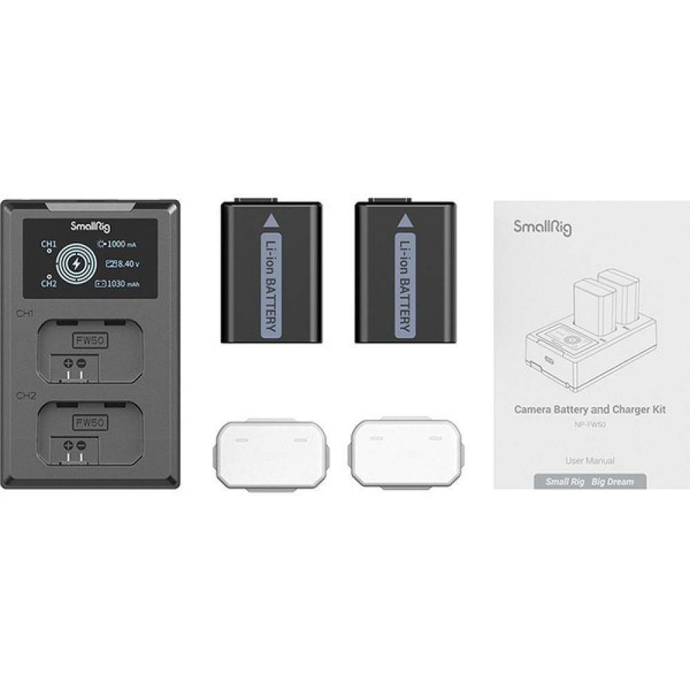 Smallrig 3818 SONY NP-FW50 Batarya + Şarj Kiti Video Kamera Aksesuarları Fiyatı