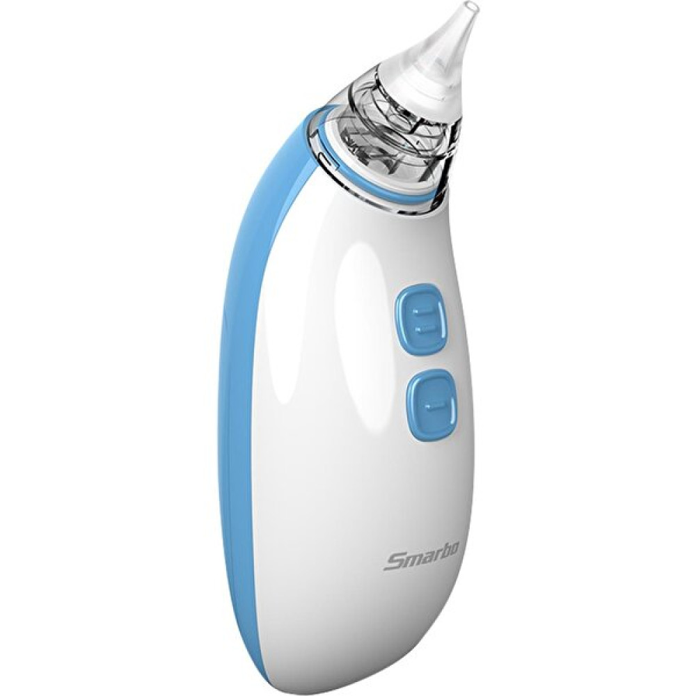 Smarbo X30-B Taşınabilir, Elektrikli, Profesyonel, Ergonomik Bebek Burun Aspiratörü-Mavi - Açık Mavi Burun Aspiratörü Fiyatı