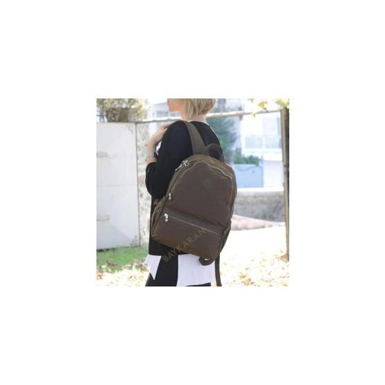 Smart Bags 1049-29 Koyu Yeşil Büyük Boy Kadın Sırt Çantası