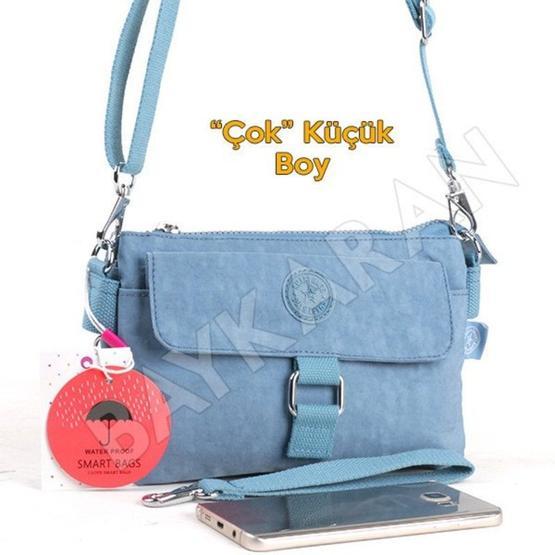 Smart Bags 1147-50 Buz Mavisi Kadın Postacı Çantası