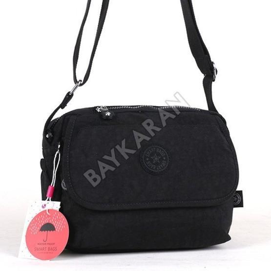 Smart Bags 1172-01 Siyah Postacı Omuz Çantası
