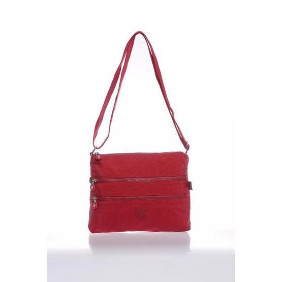 Smart Bags 1185-21 Bordo Krinkıl Kumaş Kadın Postacı Çantası