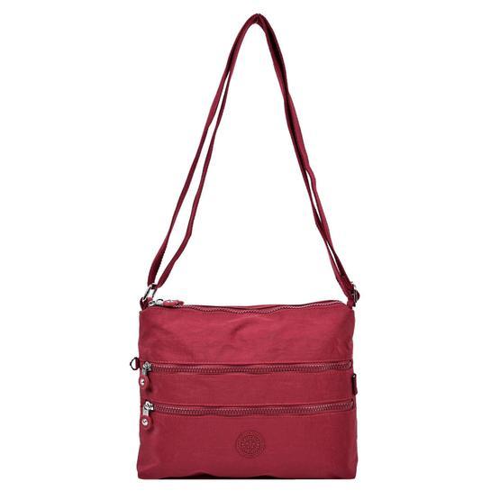 Smart Bags 1185-21 Bordo Krinkıl Kumaş Kadın Postacı Çantası Bayan Postacı Çanta Fiyatı