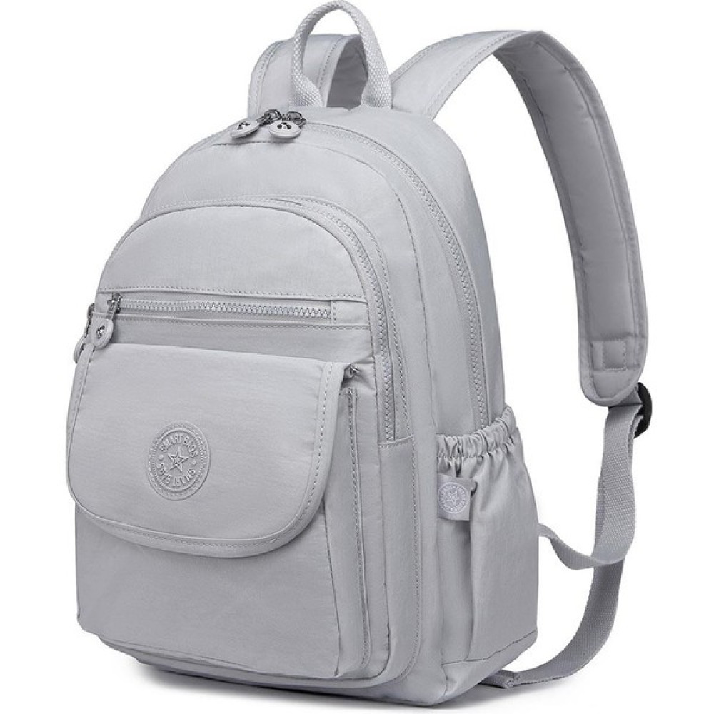 Smart Bags Krinkıl Açık Gri Kumaş Kadın Sırt Çantası SMB1187 Bayan Sırt Çantası Fiyatı