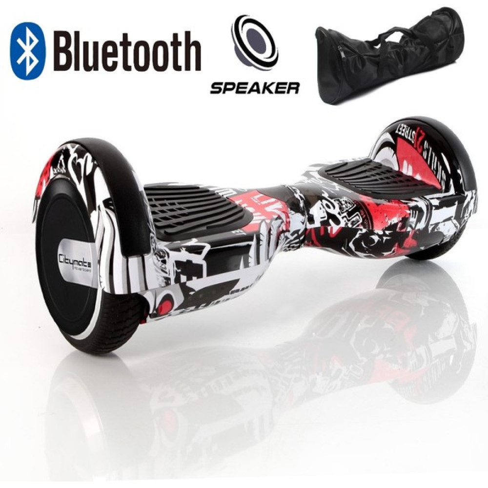 Smart Balance Citymate Hoverboard Smart Scooter Elektrikli Kaykay Bluetooth Speaakerlı Çanta Hediye Desen-06 Scooter Fiyatı